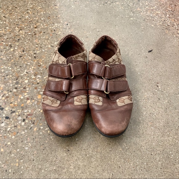 Gucci Shoes - Vintage Gucci Velcro Sneakers
